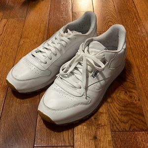 Men’s Reebok Classic White Leather Sneakers